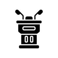 podium icon for your website, mobile, presentation, and logo design. vector