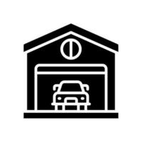 garage icon for your website, mobile, presentation, and logo design. vector