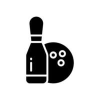 bowling icon for your website, mobile, presentation, and logo design. vector