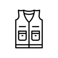 vest icon for your website, mobile, presentation, and logo design. vector