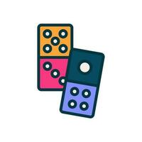 domino icon for your website, mobile, presentation, and logo design. vector