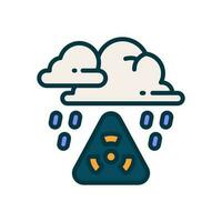 ácido lluvia icono para tu sitio web, móvil, presentación, y logo diseño. vector