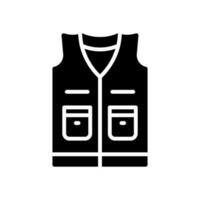 vest icon for your website, mobile, presentation, and logo design. vector