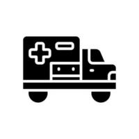 ambulance icon for your website, mobile, presentation, and logo design. vector