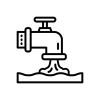 sewage icon for your website, mobile, presentation, and logo design. vector