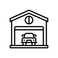 garage icon for your website, mobile, presentation, and logo design. vector