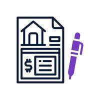 contract icon for your website, mobile, presentation, and logo design. vector