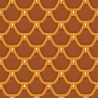 Pattern homemade cookie different taste in pastry biscuit vector