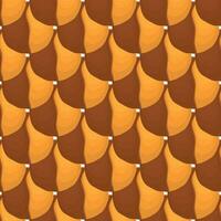 Pattern homemade cookie different taste in pastry biscuit vector