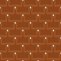 Pattern homemade cookie different taste in pastry biscuit vector