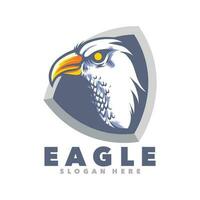 Eagle mascot logo vector