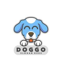 Dog head logo vector