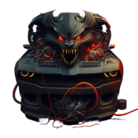 esquivar desafiador Hellcat mejorado por generado por ai ingenio png