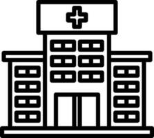 diseño de icono de vector de hospital