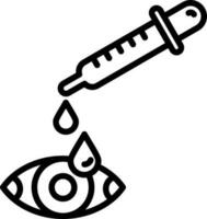 Eye drop Vector Icon Design