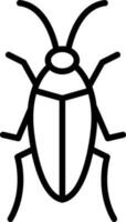 Cockroach Vector Icon Design