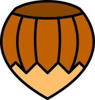 Hazelnut Vector Icon Design