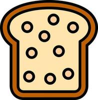 diseño de icono de vector de pan