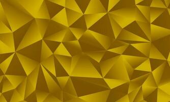 gold low poly abstract vector background