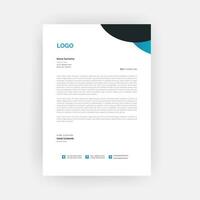 Creative Letterhead Template Design .A4 Size vector