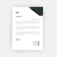 Creative Letterhead Template Design .A4 Size vector