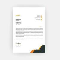 Creative Letterhead Template Design .A4 Size vector