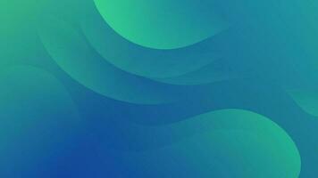 Abstract Gradient Green blue liquid Wave Background vector