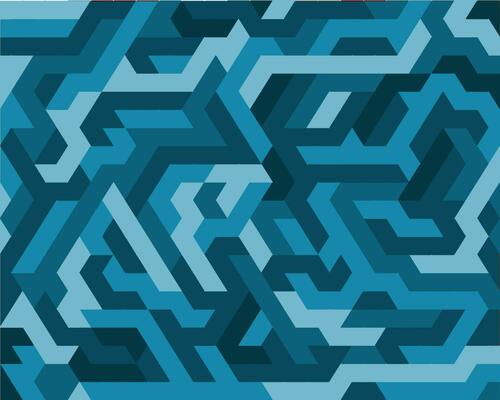vector isometric background ocean theme sea blue color