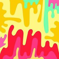 Colorful Groovy background design concept, abstract background vector