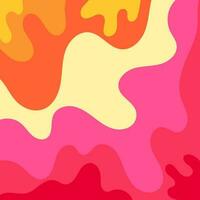 Colorful Groovy background design concept, abstract background vector