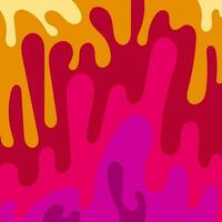 Colorful Groovy background design concept, abstract background vector