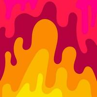 Colorful Groovy background design concept, abstract background vector