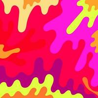 Colorful Groovy background design concept, abstract background vector