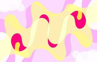 Colorful Groovy background design concept, abstract background vector