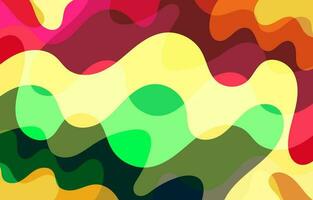 Colorful Groovy background design concept, abstract background vector