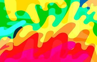 Colorful Groovy background design concept, abstract background vector