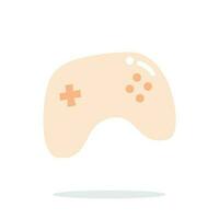 Game controller flat design and illustration. vector