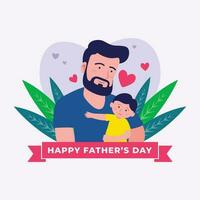 Happy Father's Day Vector illustration
