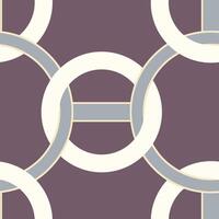 Chain pattern purple background. vector