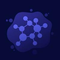 decentralization, decentralized structure vector icon