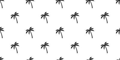 palm tree seamless pattern vector coconut tree island beach summer tropical scarf isolated tile background repeat wallpaper illustration