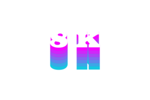 8 k subscribers celebration greeting Number with multi color design png