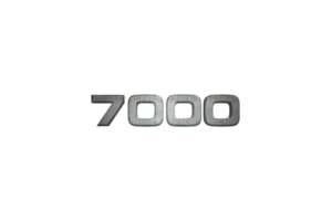 7000 subscribers celebration greeting Number with star wars design png