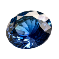 Blue sapphire, transparent background, remove background. png