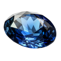 Blue sapphire, transparent background, remove background. png