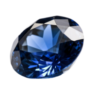 Blue sapphire, transparent background, remove background. png