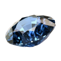 Blue sapphire, transparent background, remove background. png