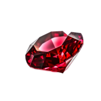 Ruby, white background, transparent background. png