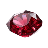 Ruby, white background, transparent background. png