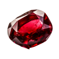 Ruby, white background, transparent background. png